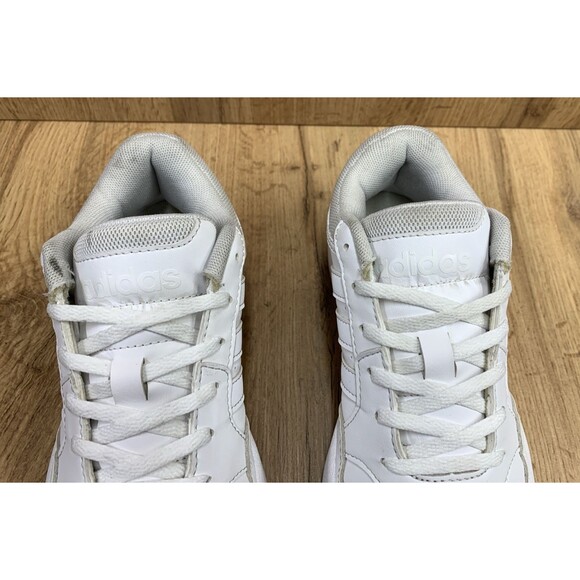 Adidas Youth Unisex Hoops 3.0 Bold J Platform Court Sneaker Shoes White Size 4 - Picture 8 of 16